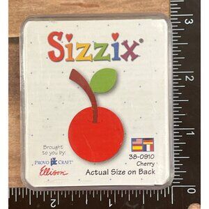 NEW Sizzix Cherry Die Cut 38-0910 For Crafting & Scrapbooking